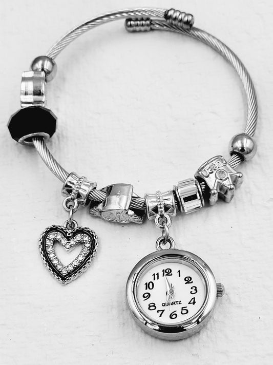 Pandora Charms Clock Adjustable Bracelet - The Charms Magic
