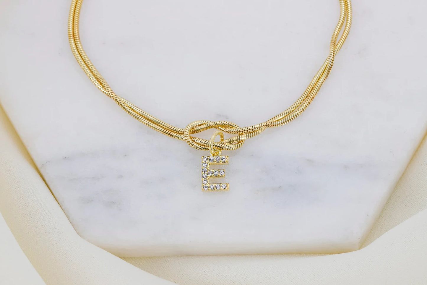 Infinity Love Knot Bracelet with Initial - The Charms Magic