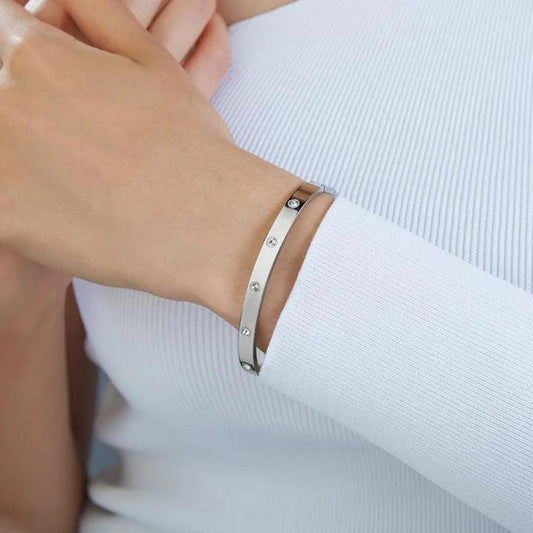 Studded Diamond Bracelets with 14k Gold plating - The Charms Magic