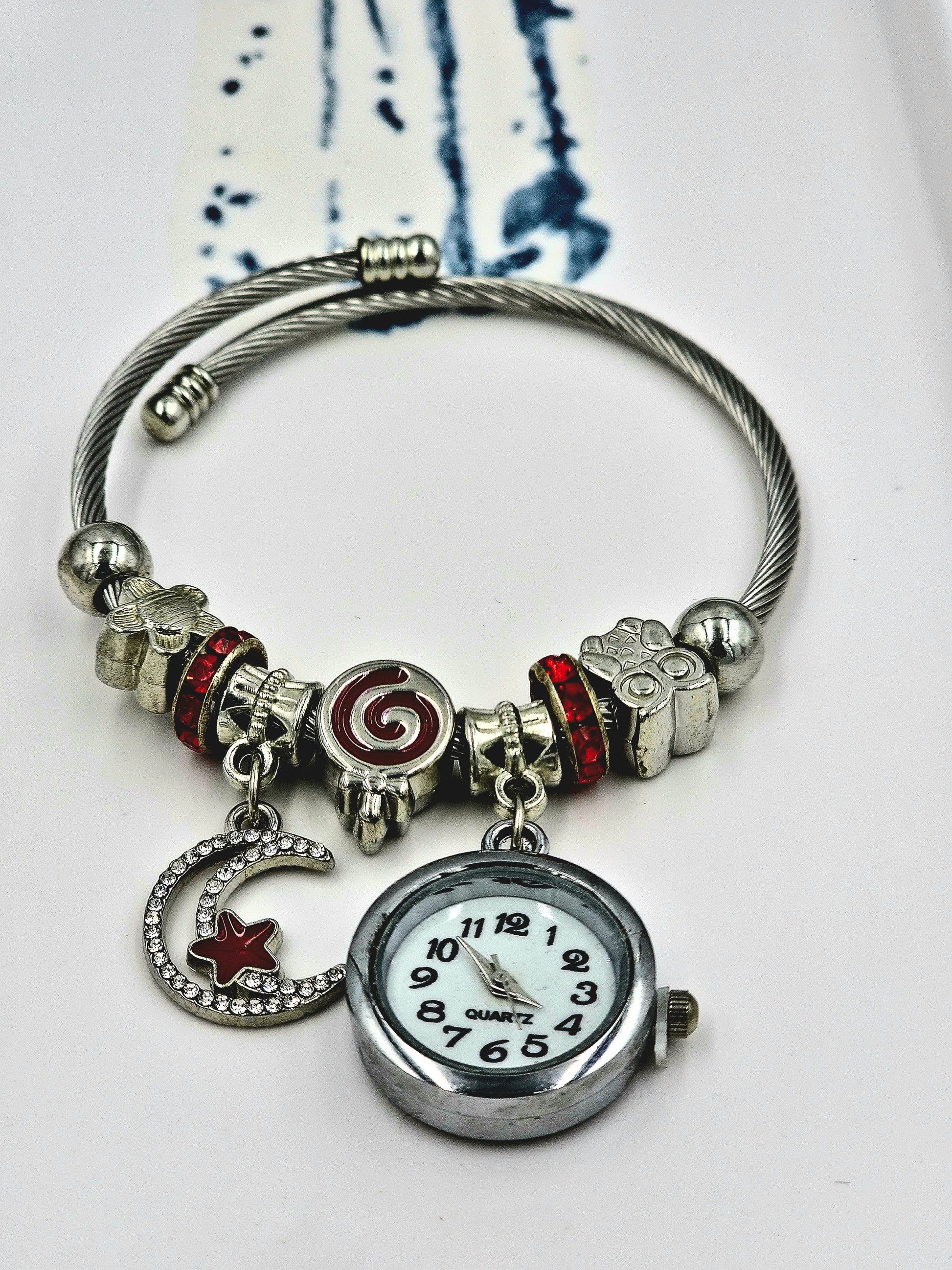 Pandora Charms Clock Adjustable Bracelet - The Charms Magic