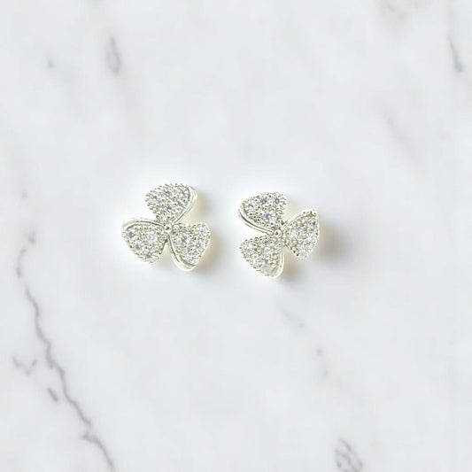 Rhodium Plated AD-Studded Earing - The Charms Magic