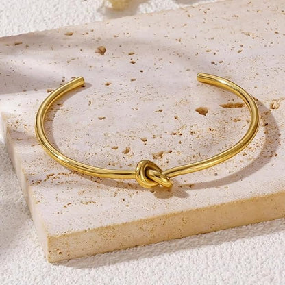 Knot Infinity Cuff Bracelets