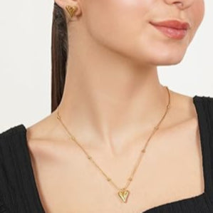 Love Heart Necklace Set - The Charms Magic