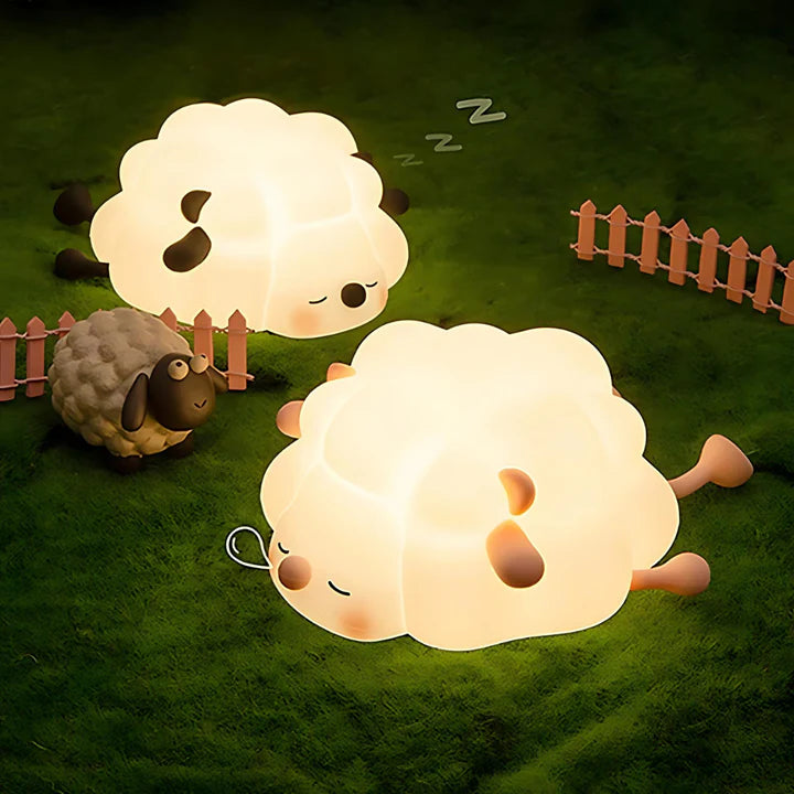 Sleeping Sheep Silicone Night Light - The Charms Magic